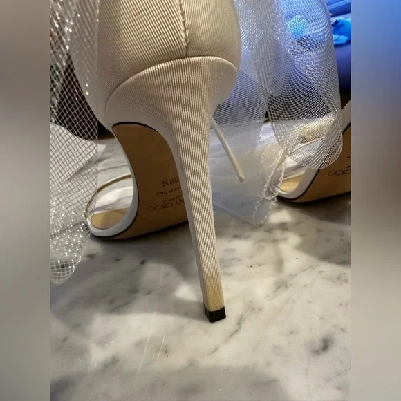 JIMMY CHOO Aveline 1000 Latte 38.5 - Picture 8 of 16